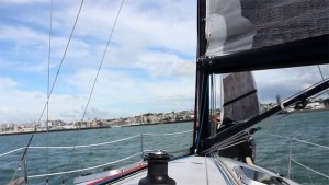 Sailing of the coast of New Zealand