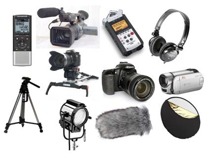 basic filmmaking equipment list